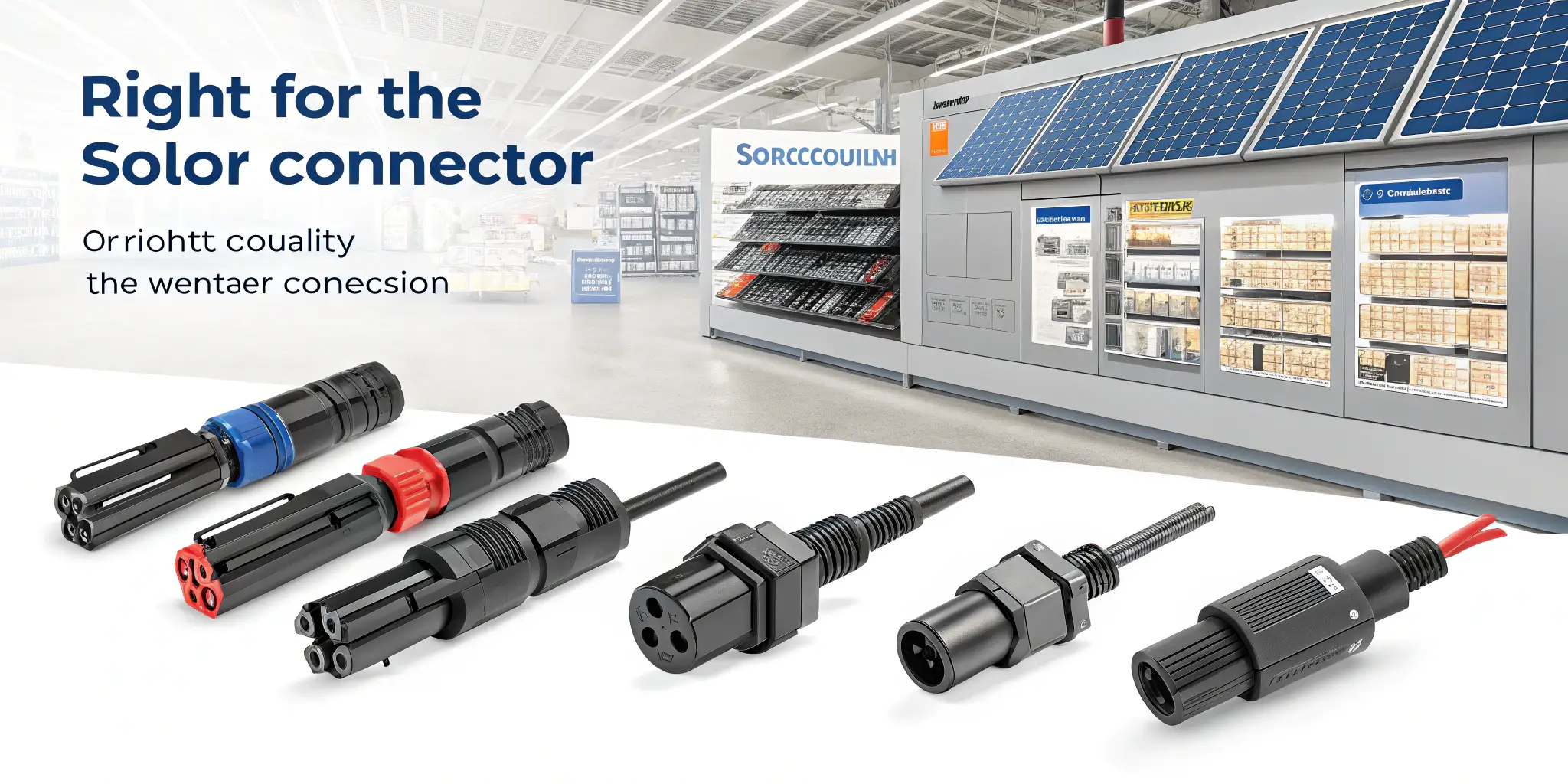 Choosing solar connectors with high quality for optimal performance