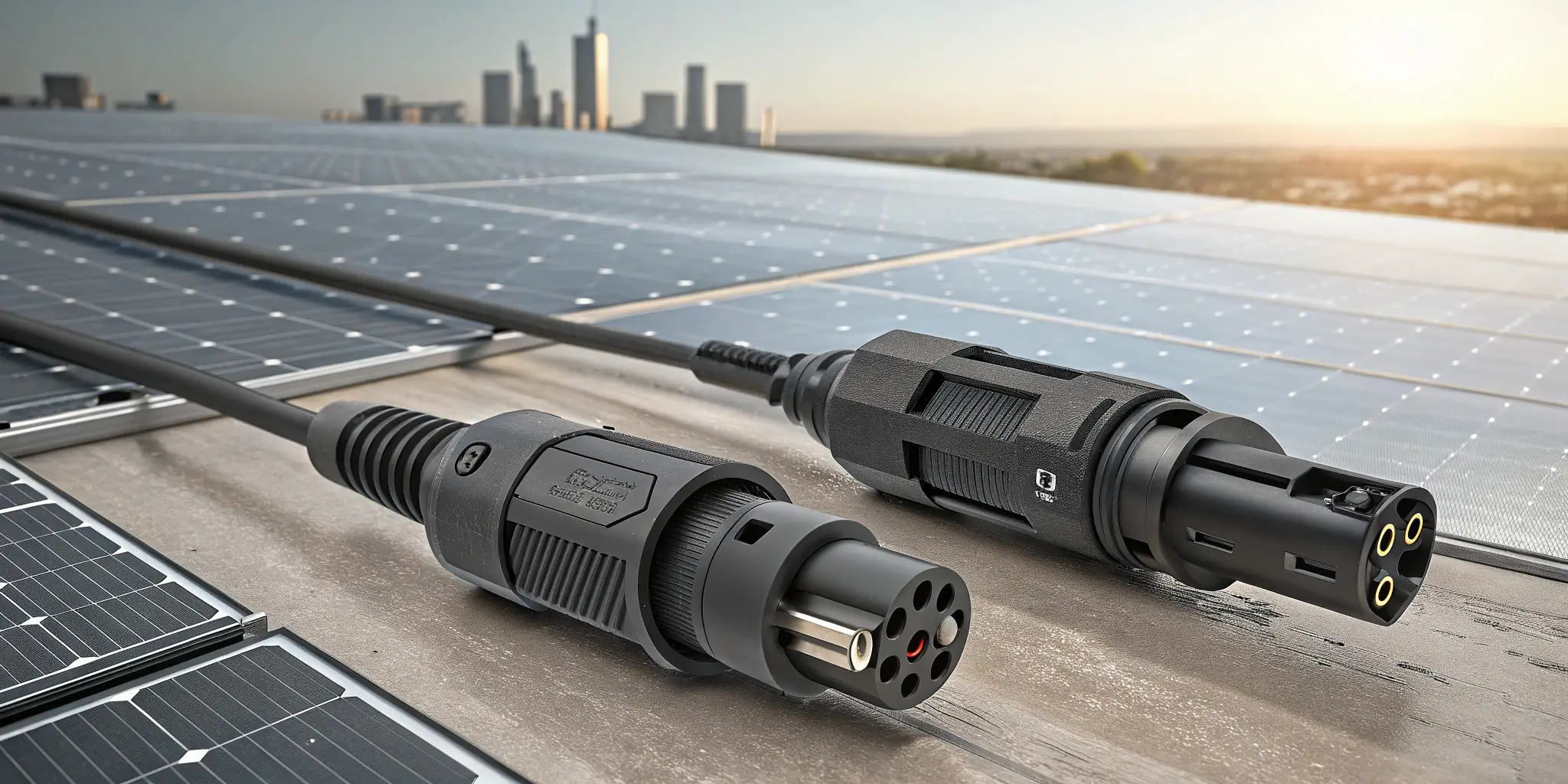 DIY solar connector selection