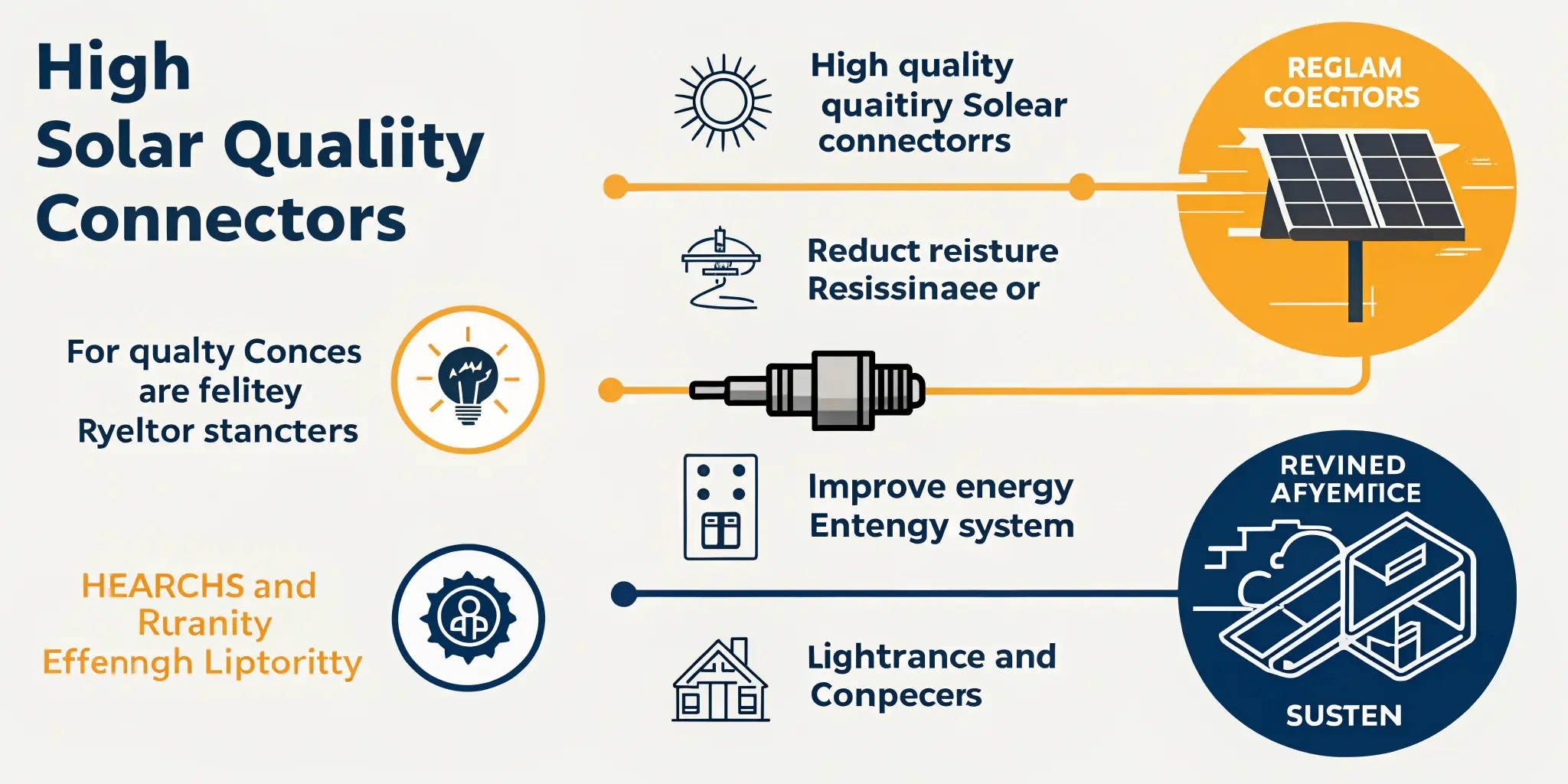 High-quality solar connectors with improved energy efficiency