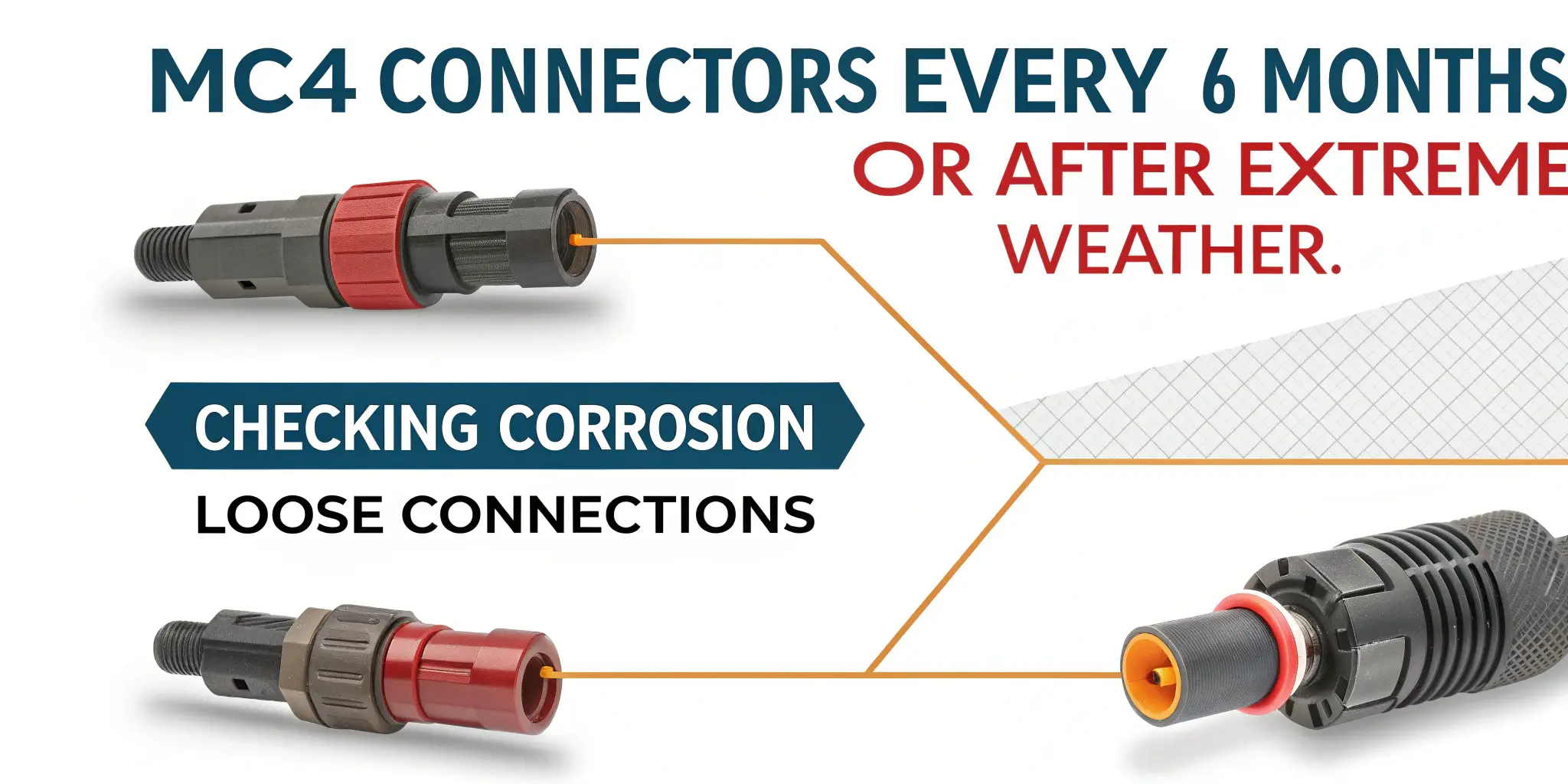 Process of Inspecting MC4 Connectors for Solar Panel Maintenance