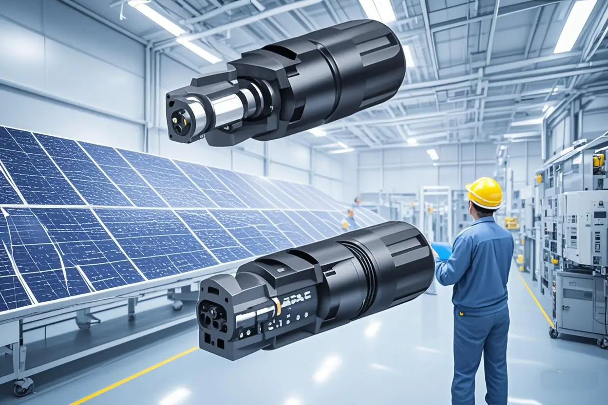 Trina and LONGi approving O-pin MC4 connectors, factory inspection