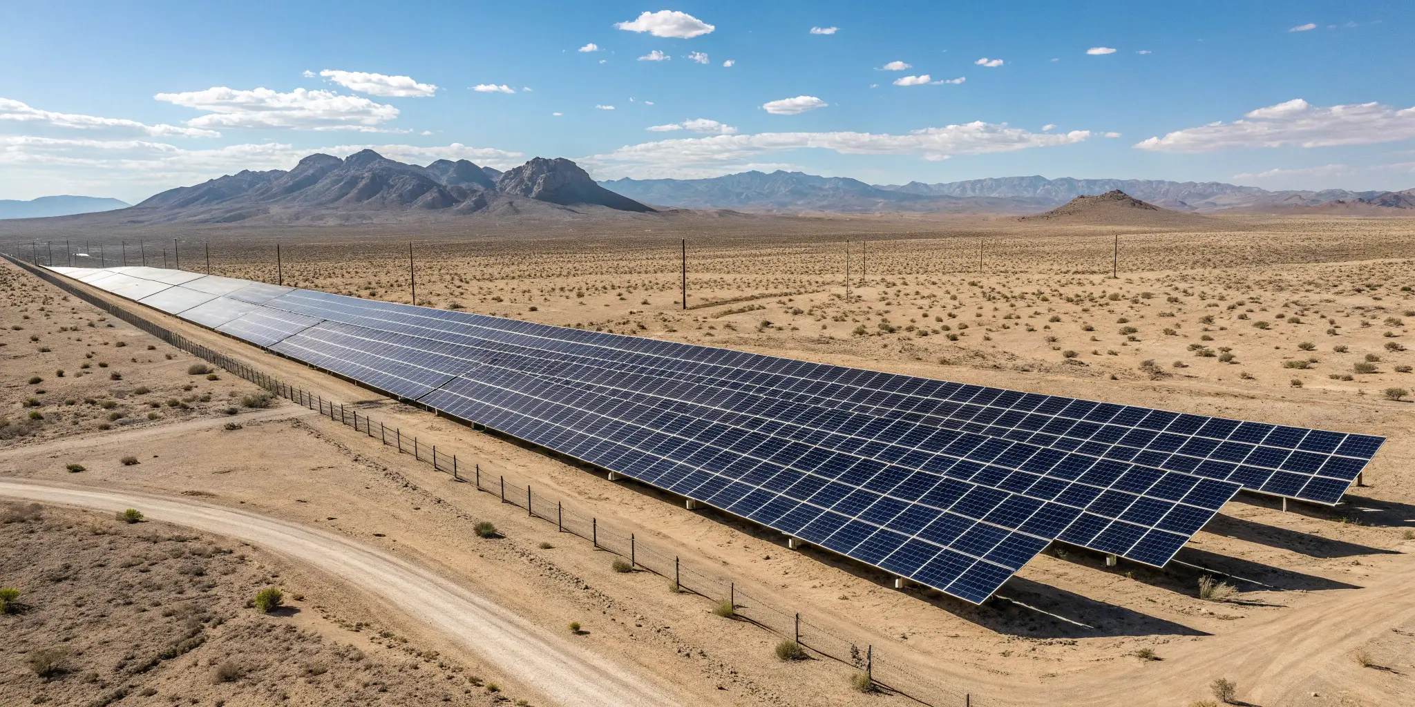 Utility-scale solar farm with Trina panels and Staubli MC4 connectors