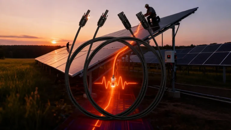 How MC4 extension cables work in PV systems