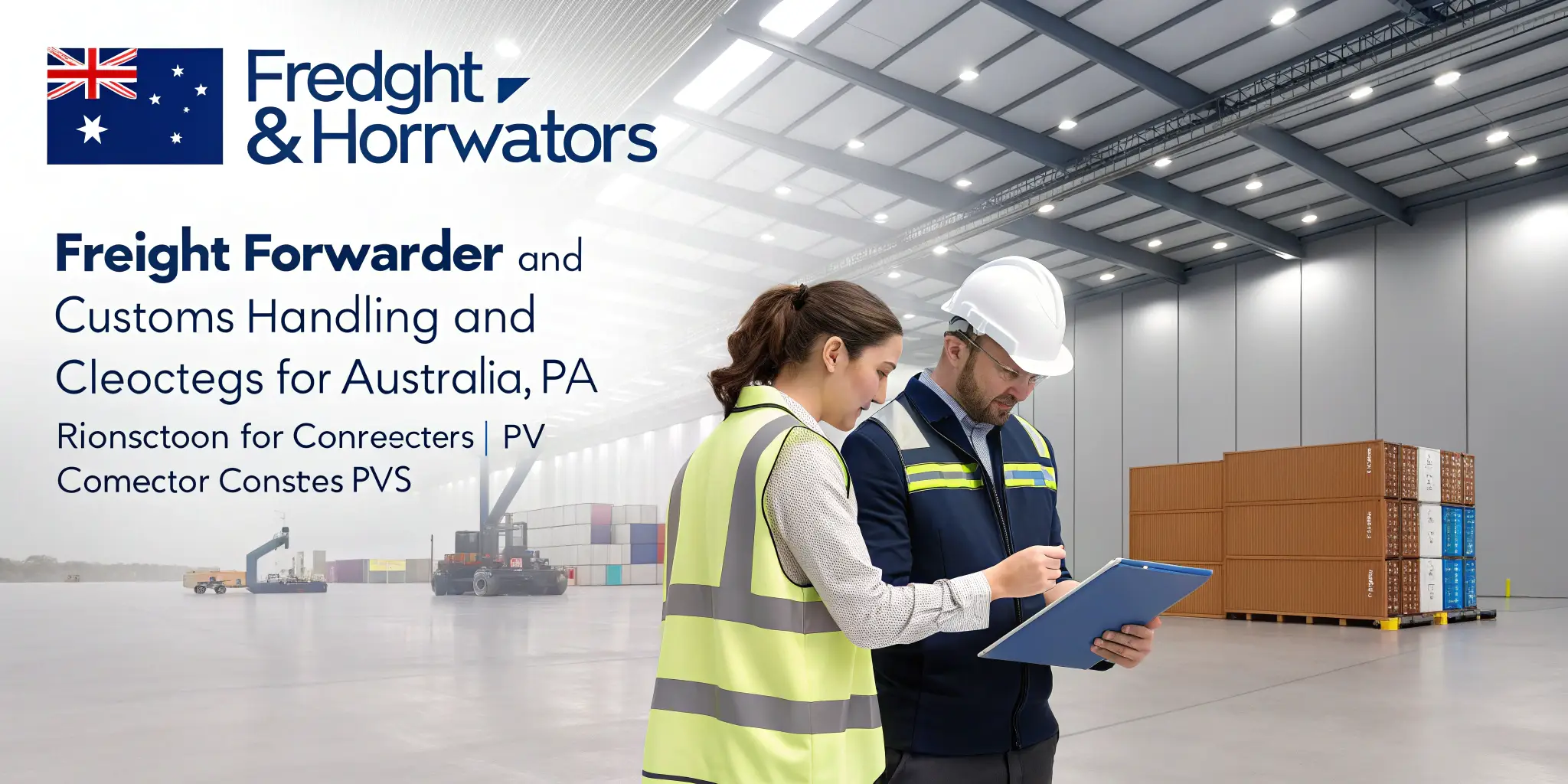 freight forwarder customs handling Australia solar connectors logistics service
