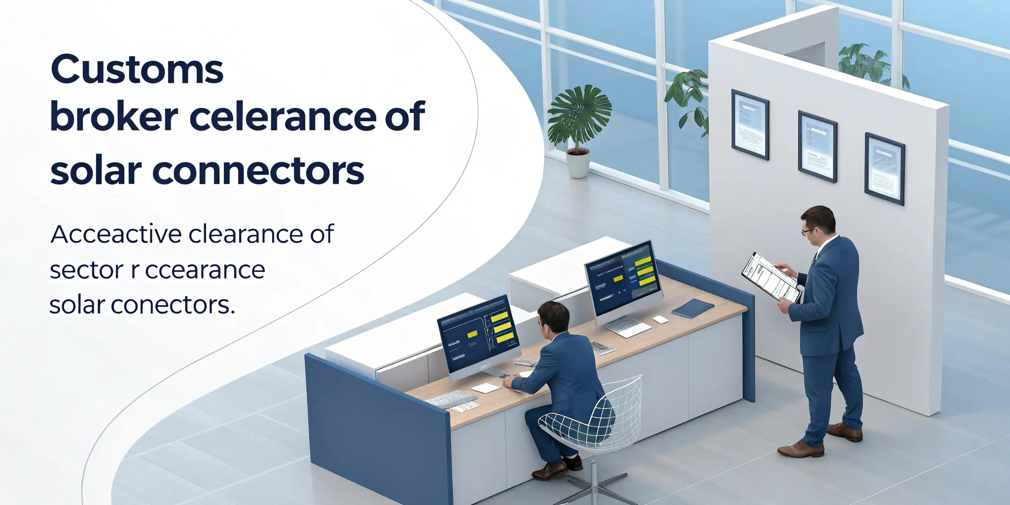 customs broker clearance solar connectors import documentation Australia