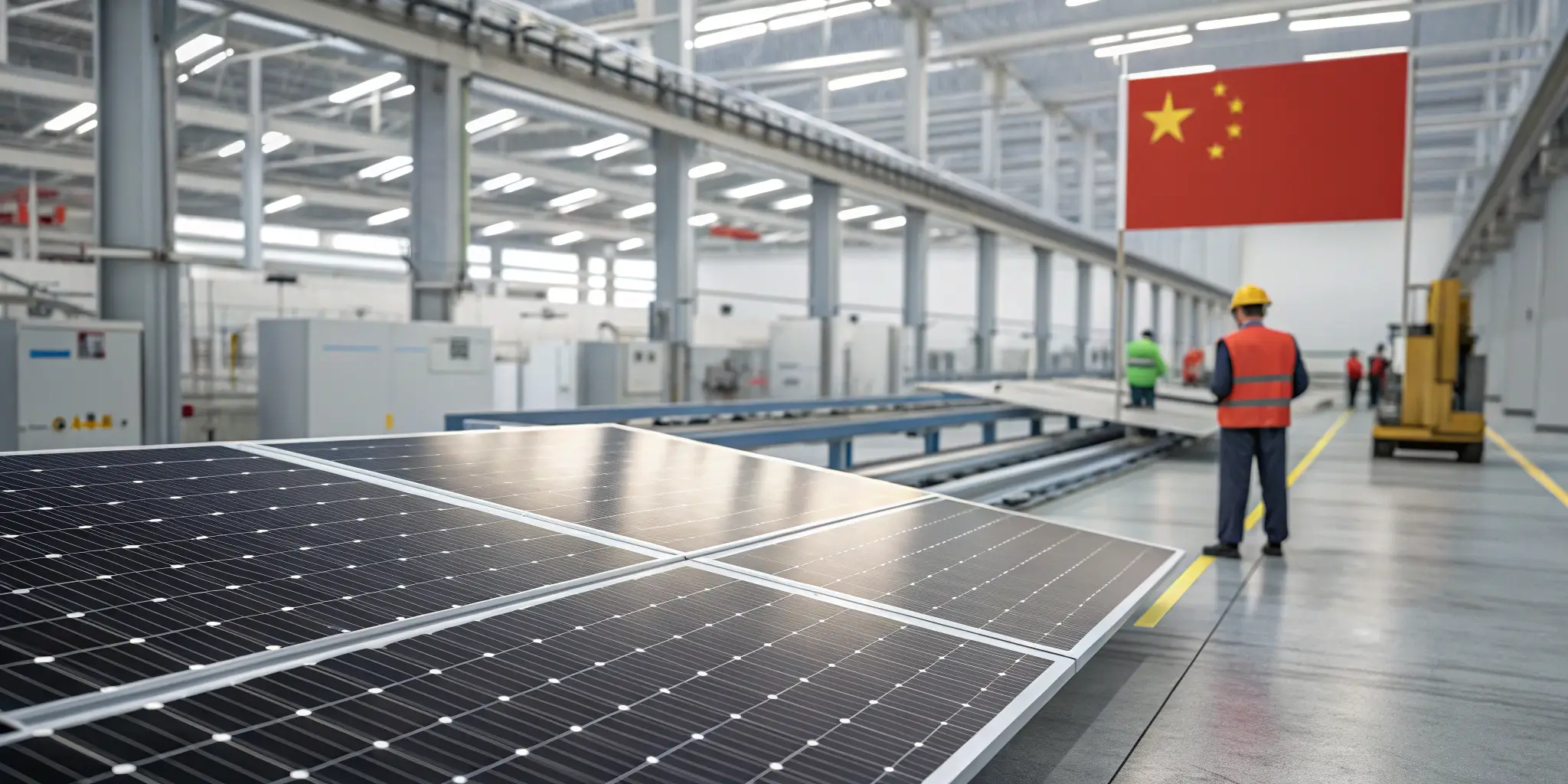 China solar panel factory production line, automated photovoltaic module manufacturing
