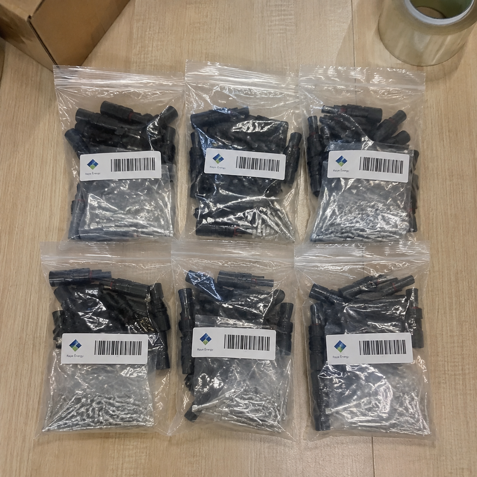 custom retail packaging for Staubli MC4 connectors